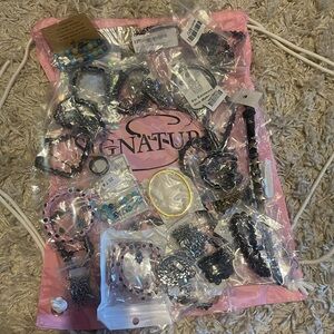 Signature Jewelry Collection with Blue and Silver Accents